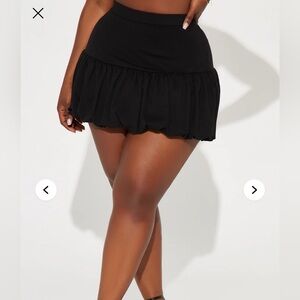 Fashion Nova Black Mini Skirt